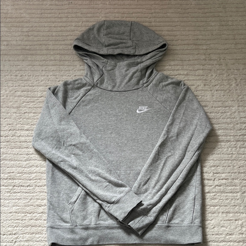 Nike Heather Gray Pullover Hoodie